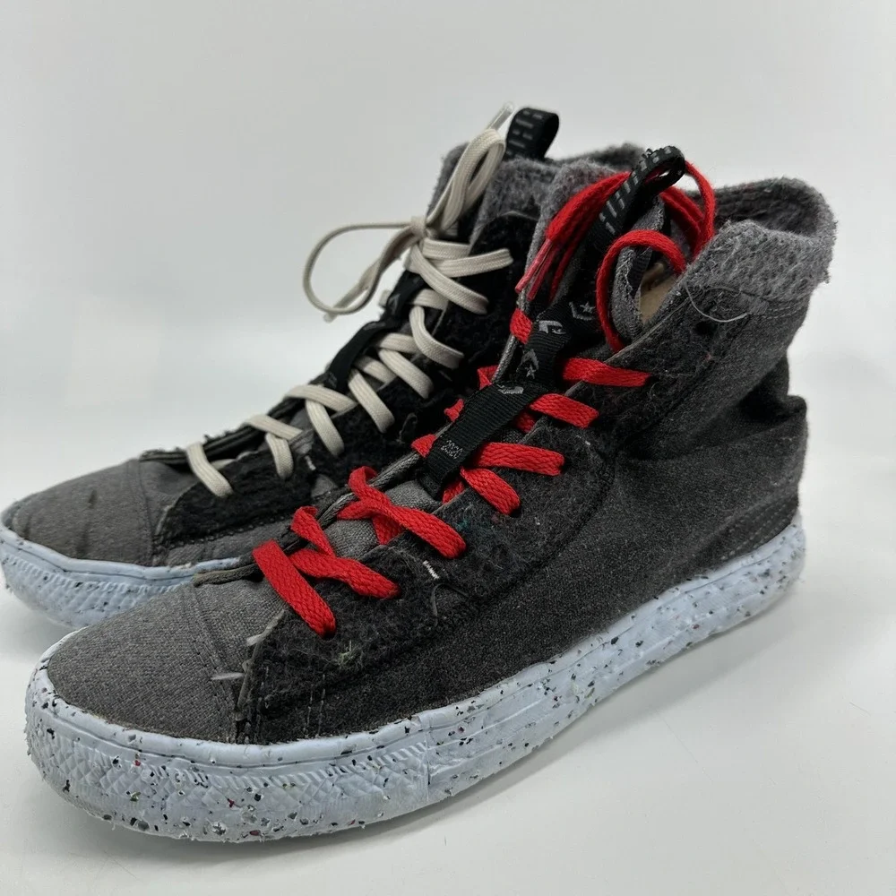 Converse Chuck Taylor Crater Shoes Mens Size 7‎ Gray High Top Sneakers 169418C - Picture 4 of 15